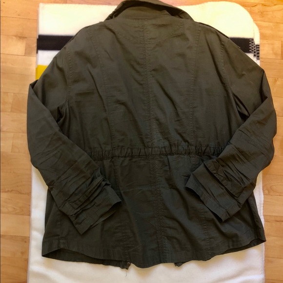 Bar III Army Green Utility Field Jacket - Picture 2 of 3